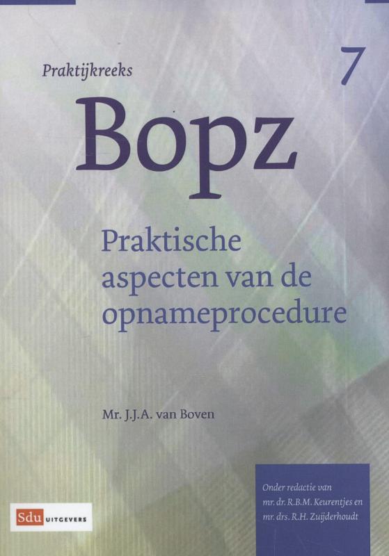 Omslag van Praktische aspecten van de opnameprocedure