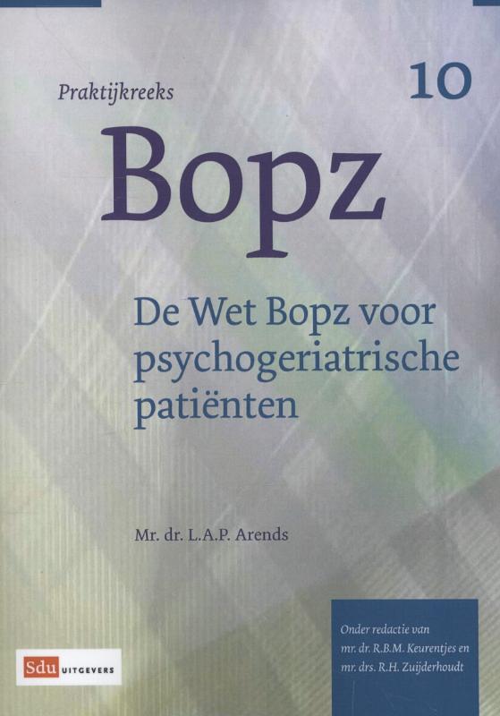Omslag van De Wet Bopz voor psychogeriatrische patienten