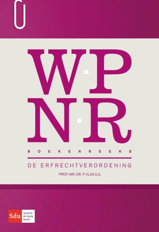 Omslag van De erfrechtverordening