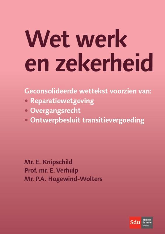 Omslag van Wet werk en zekerheid (WWZ)