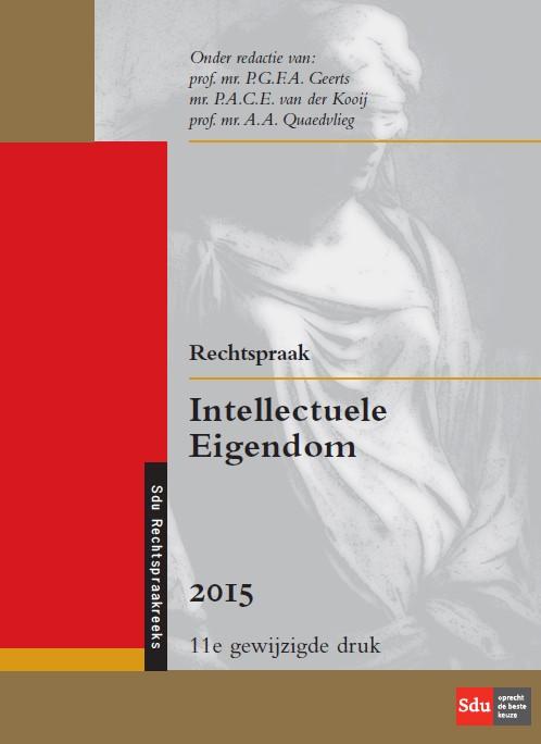 Omslag van Rechtspraak intellectuele eigendom