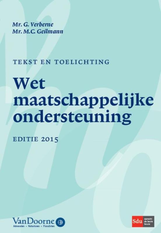 Omslag van Tekst en toelichting WMO 2015