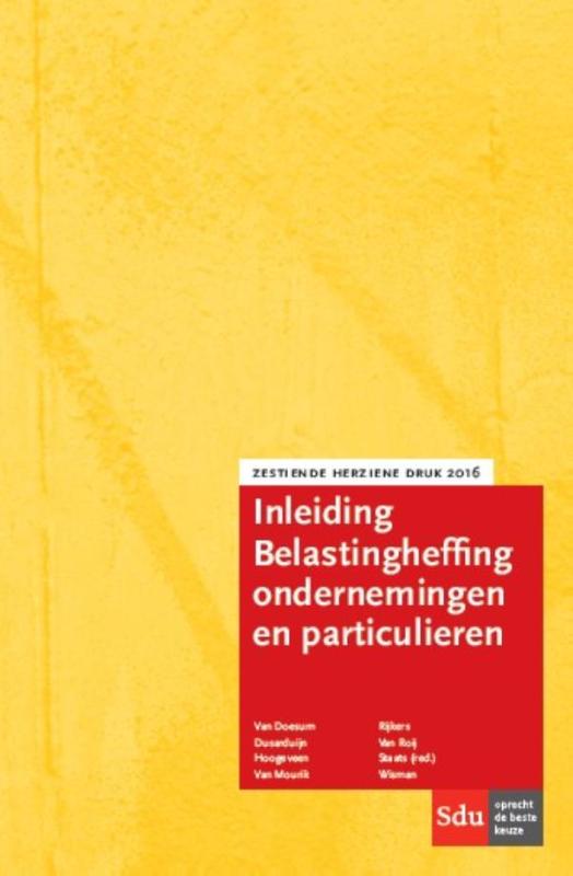 Omslag van Inleiding belastingheffing ondernemingen en particulieren