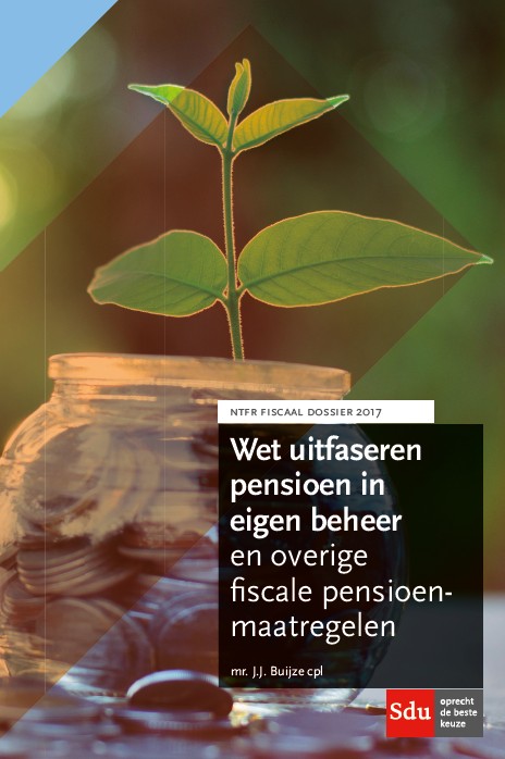 Omslag van Wet uitfaseren pensioen in eigen beheer en overige fiscale pensioenmaatregelen.