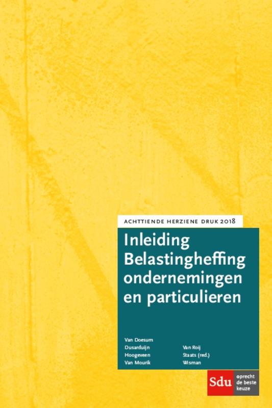 Omslag van Inleiding Belastingheffing ondernemingen en particulieren.