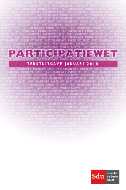 Omslag van Participatiewet. Tekstuitgave januari 2018