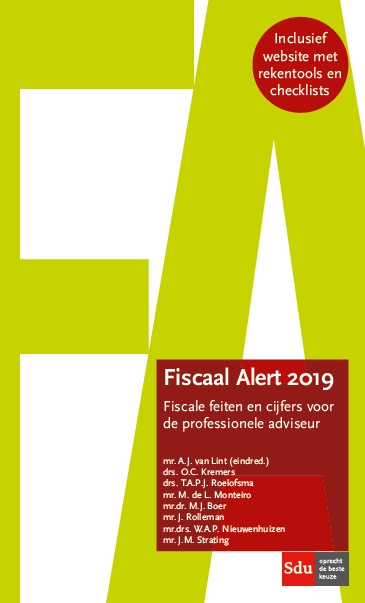 Omslag van Fiscaal Alert 2019