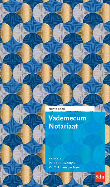 Omslag van Vademecum Notariaat 2020