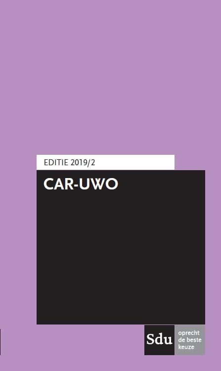 Omslag van CAR-UWO Editie 2019/2