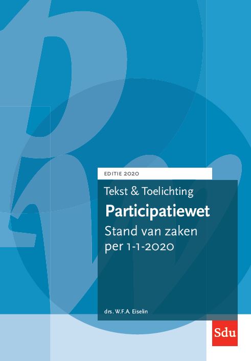 Omslag van Tekst en Toelichting Participatiewet.