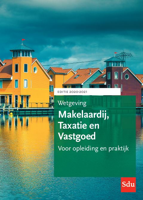 Omslag van Wetgeving Makelaardij, Taxatie en Vastgoed. Studiejaar 2020-2021