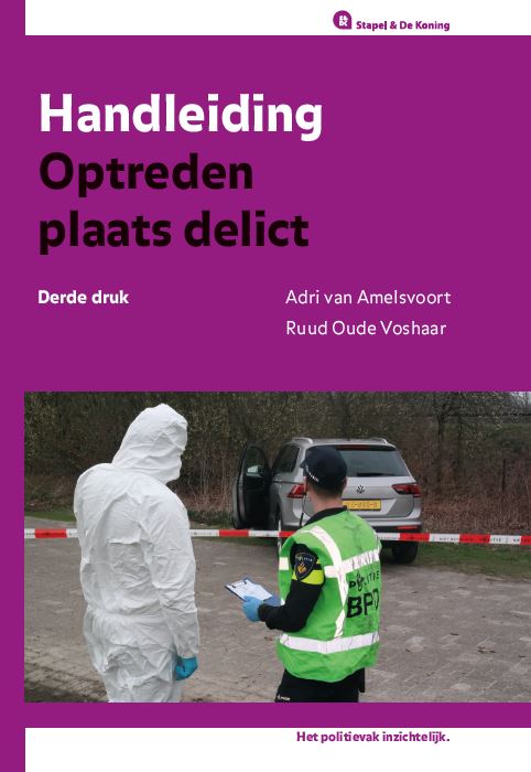Omslag van Handleiding Optreden plaats delict. Editie 2020