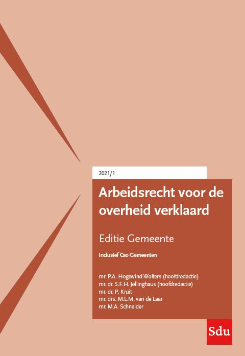 Omslag van Arbeidsrecht voor de overheid verklaard, Editie Gemeente. 2021/1