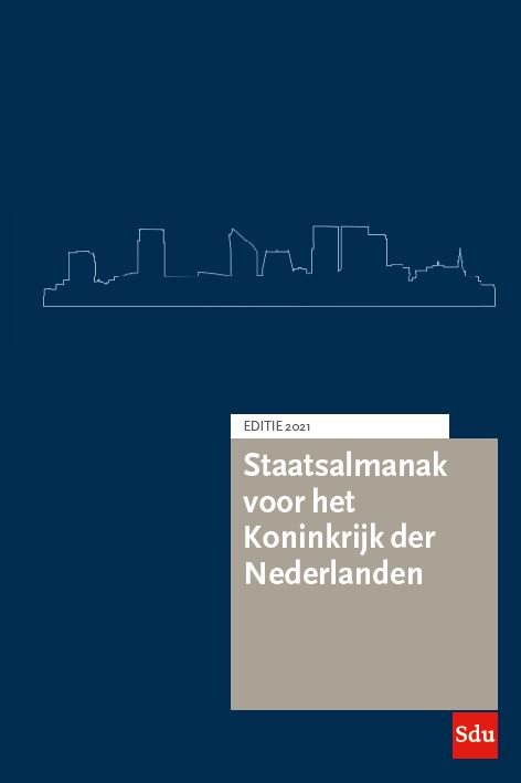 Omslag van Staatsalmanak voor het Koninkrijk der Nederlanden. Editie 2021