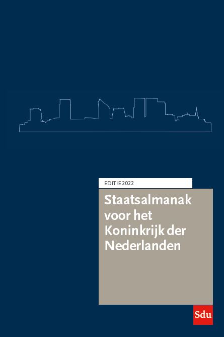 Omslag van Staatsalmanak voor het Koninkrijk der Nederlanden. Editie 2022