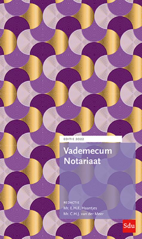 Omslag van Vademecum Notariaat 2022