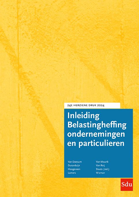 Omslag van Inleiding Belastingheffing ondernemingen en particulieren. 2024