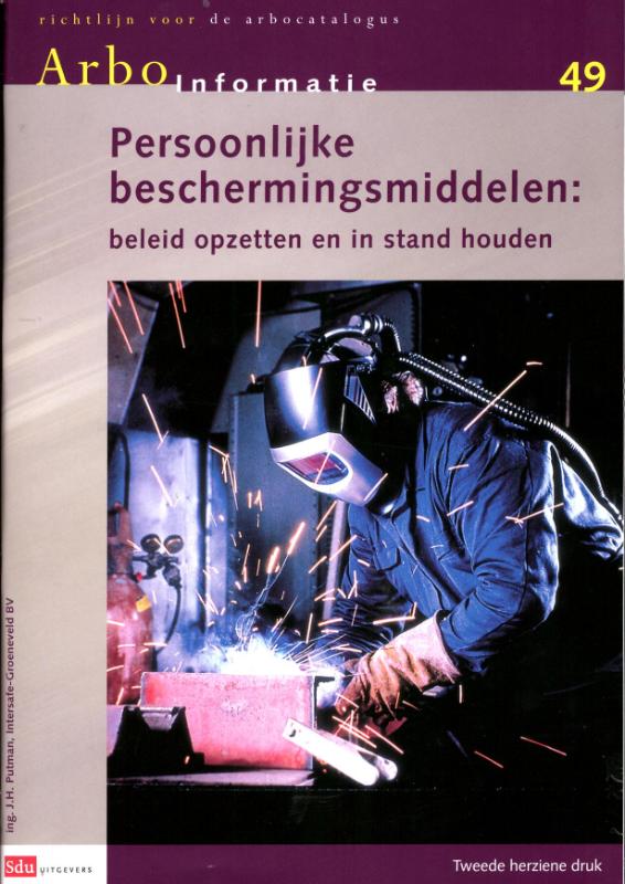 Omslag van Persoonlijke beschermingsmiddelen: belied opzetten en in stand houden