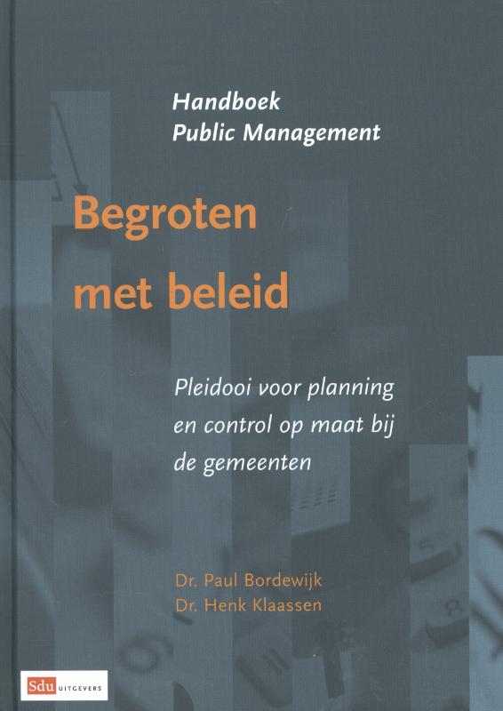 Omslag van Begroten met beleid