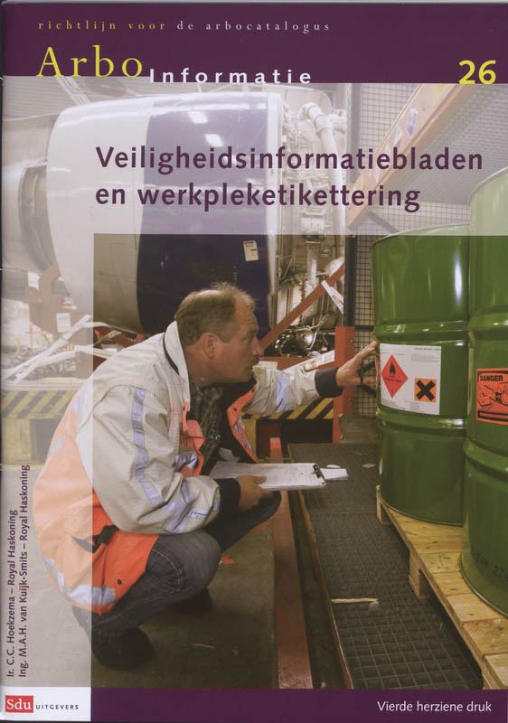 Omslag van 26 Veiligheidsinformatiebladen en werkpleketikettering