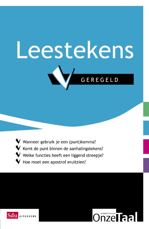 Omslag van Leestekens geregeld