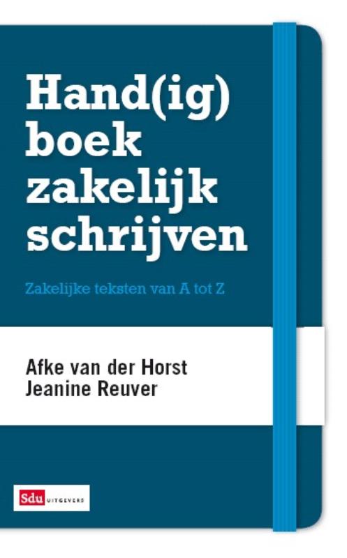 Omslag van Hand(ig) boek zakelijk schrijven