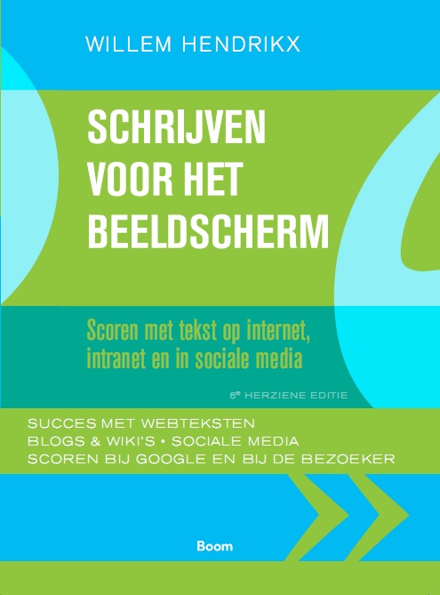 Omslag van Schrijven voor het beeldscherm