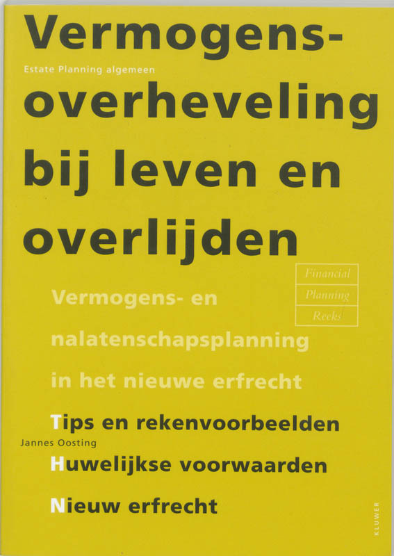 Omslag van Vermogensoverheveling bij leven en overlijden