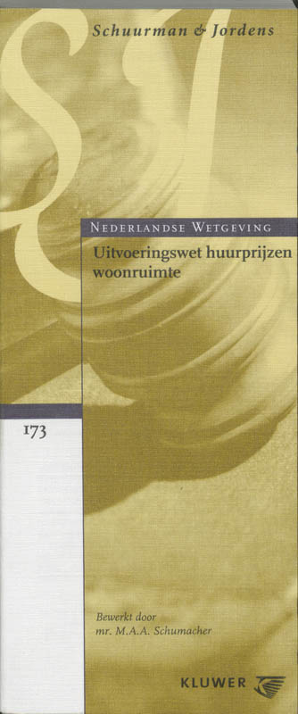 Omslag van Uitvoeringswet huurprijzen woonruimte