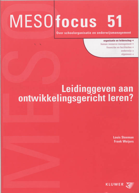 Omslag van Leidinggeven aan ontwikkelingsgericht leren?