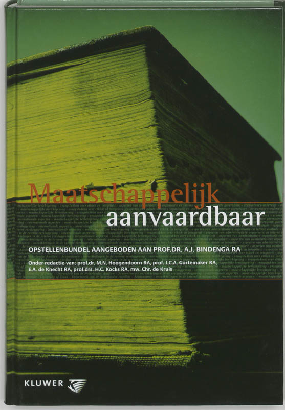 Omslag van Maatschappelijk aanvaardbaar