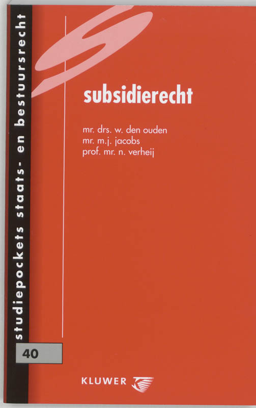Omslag van Subsidierecht