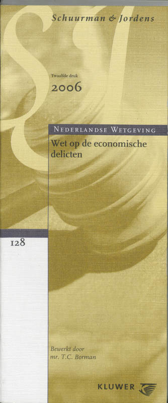 Omslag van Wet op de Economische Delicten