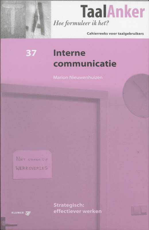 Omslag van Interne communicatie