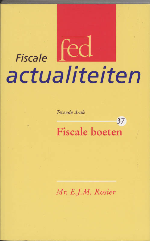 Omslag van Fiscale boeten