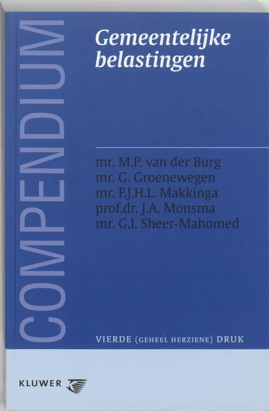 Omslag van Compendium gemeentelijke belastingen