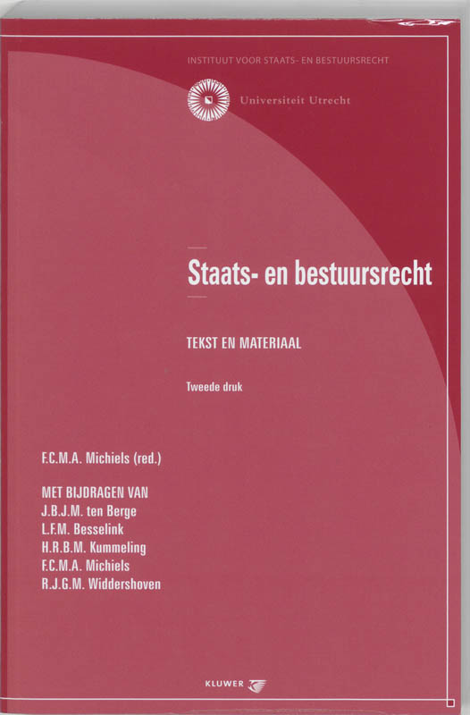 Omslag van Staats- en bestuursrecht