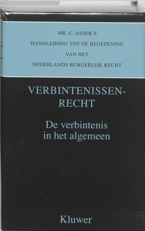 Omslag van 1 De verbintenis in het algemeen