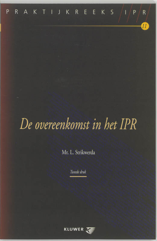 Omslag van De overeenkomst in het IPR