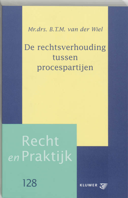 Omslag van De rechtsverhouding tussen procespartijen