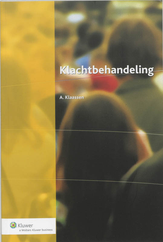 Omslag van Klachtbehandeling