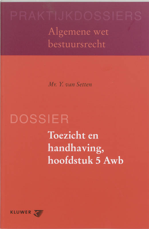 Omslag van Toezicht en handhaving, hoofdstuk 5 Awb