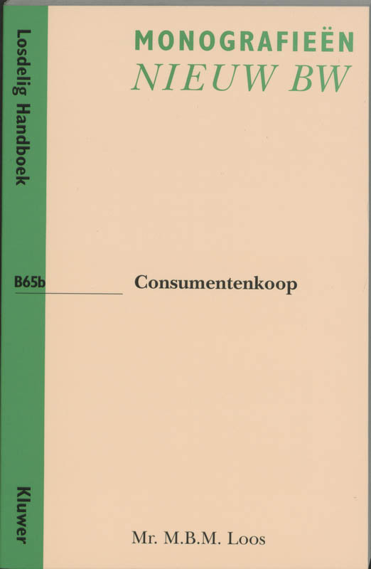 Omslag van Consumentenkoop