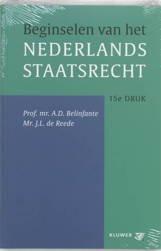 Omslag van Beginselen van het Nederlands staatsrecht