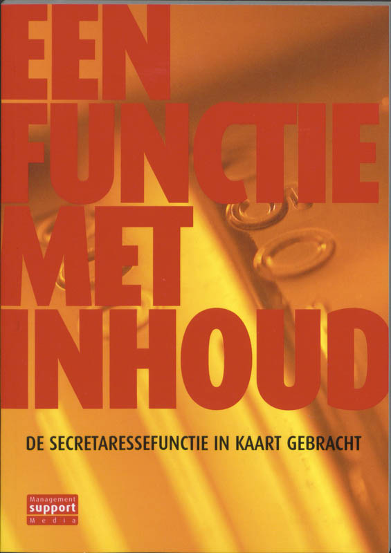 Omslag van Een functie met inhoud