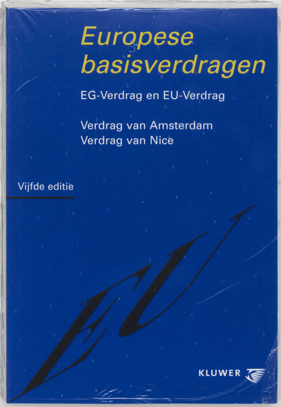 Omslag van Europese basisverdragen