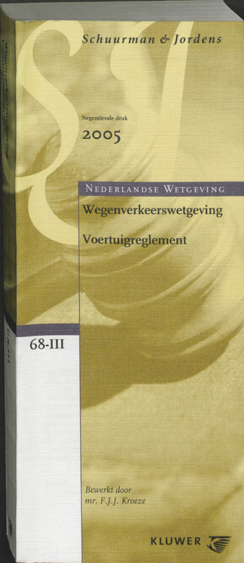 Omslag van Wegenverkeerswetgeving