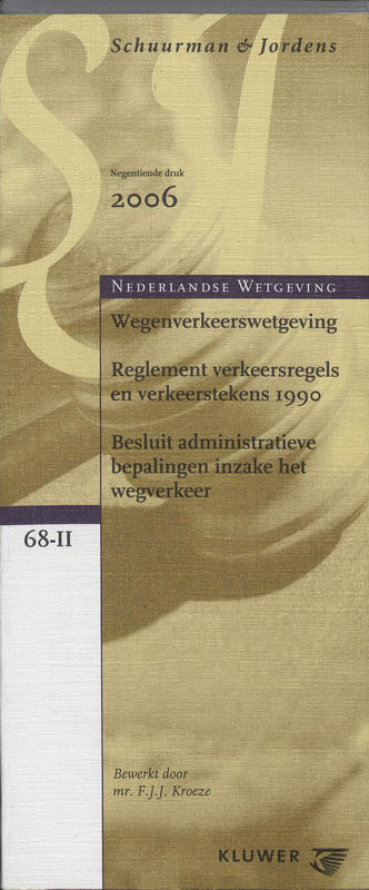 Omslag van Wegenverkeerswetgeving