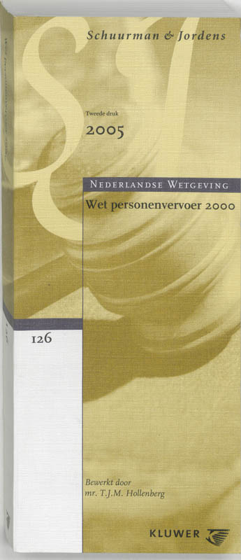 Omslag van Wet Personenvervoer 2000