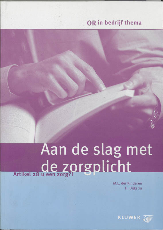 Omslag van Aan de slag met de zorgplicht